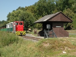 Lenti-Csömödér-Kistolmács Waldschmalspurbahn Csömödér
